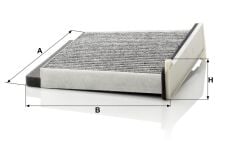 MANN-CUK2231 - Kabin (Polen) Filtresi Mitsubishi L200/Triton  2.5 Di-D (Ka4T)-123 Kw/167 Ps-07-15 MME61701