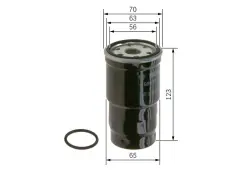 BOS-0986TF0166 Yakıt Filtresi Toyota Corolla 1.4 02-07 Avensis T25 2.0 D4D 03-08 Rav4 06- - 2339064450