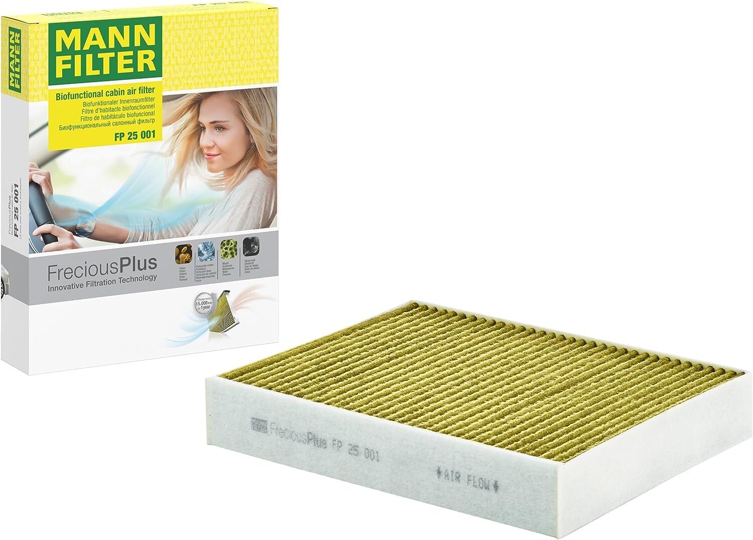 MANN-FP25001 - Polen Filtresi Antibakteriyel Bmw F20-F22-F23-F30-F32-F36 64119237554