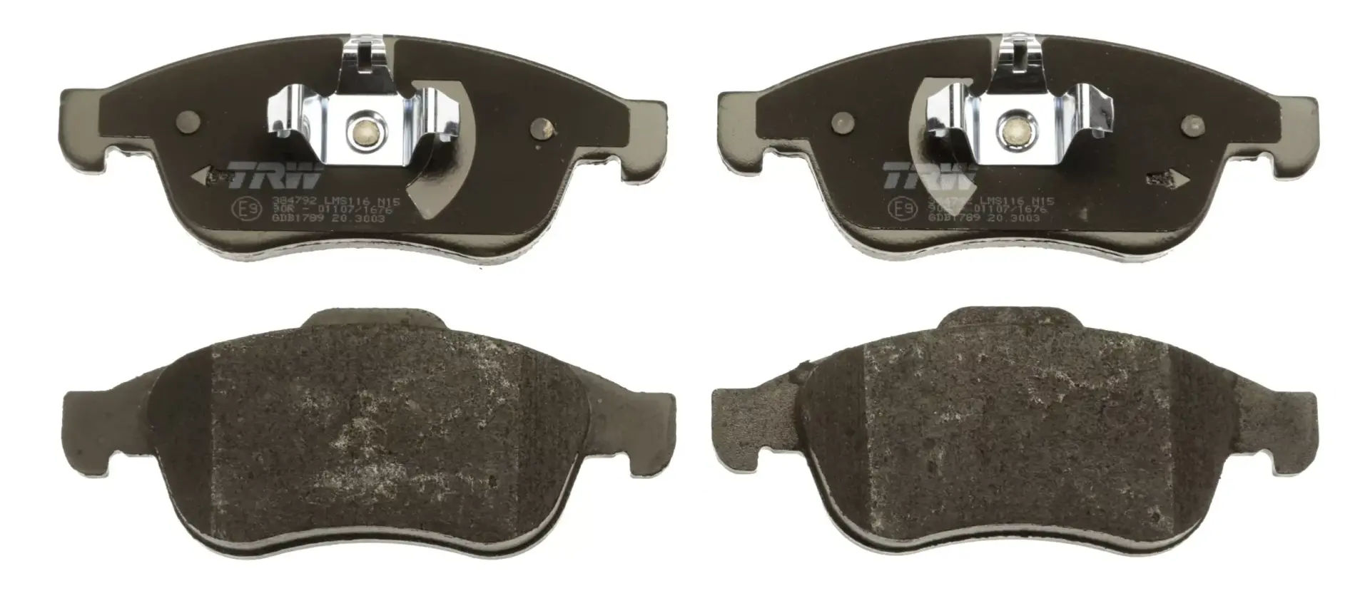 TRW-GDB1789 - Fren Balatası Ön Captur Clio V Duster Dokker Fluence Lodgy Megane 3 (III) 410607115R