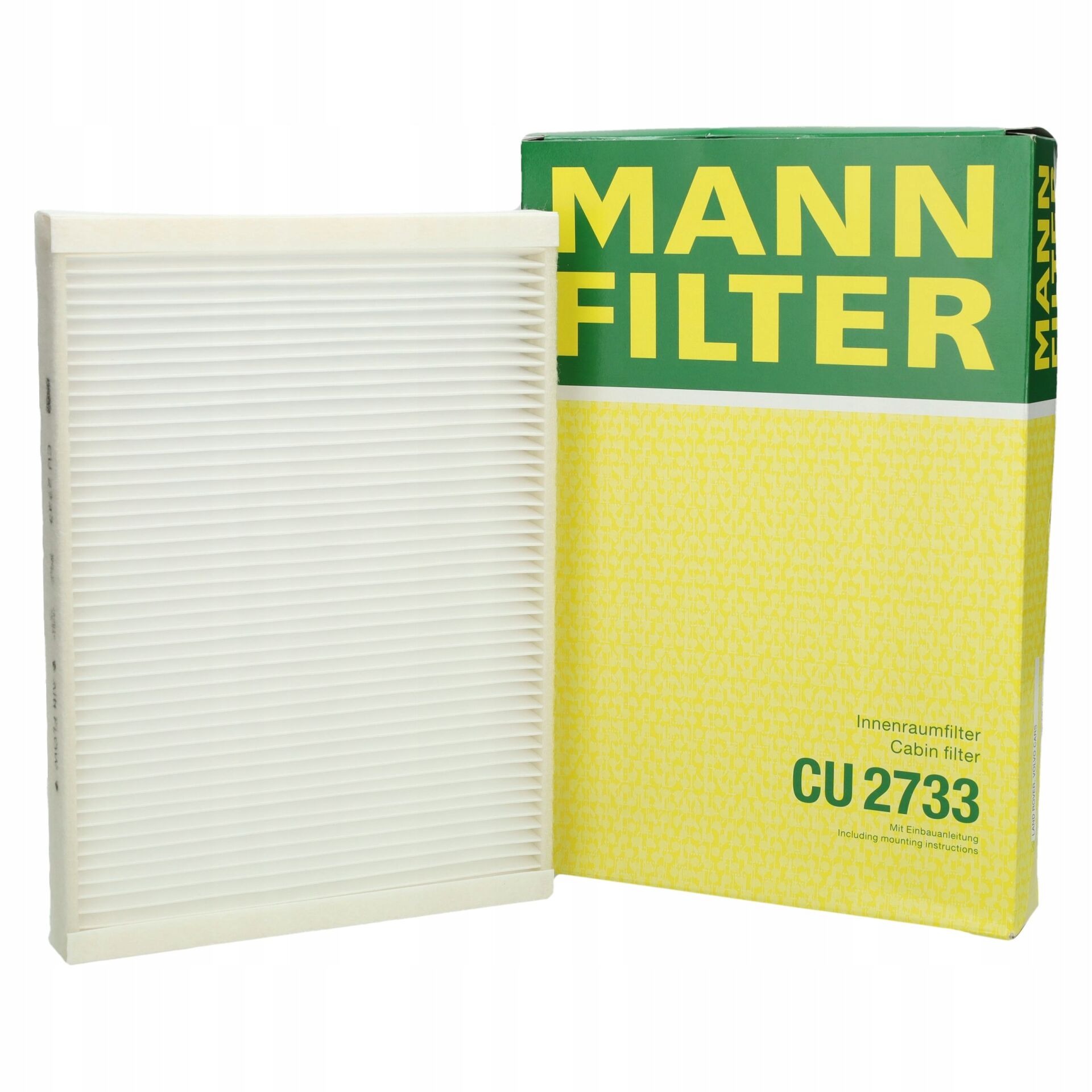 MANN-CU2733 - Kabin (Polen) Filtresi (Volvo (S60/V60/S80/Xc60/Xc70/V60/V70) (07-19)/Lr Freelander II) 30767022