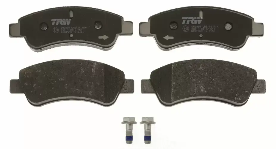 TRW-GDB1563 - Fren Balatası Ön Opel Corsa F Crossland Peugeot 207 208 301 307 Partner Citroen C4 C-Elysee Xsara Berlingo 425475 1647863780-4253.38-4252.59-4254.23