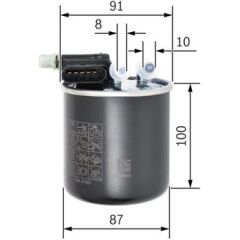 BOS-F026402836 Yakıt Filtresi Mercedes Om642-Om651/117-246-176-212-164-221-Sprinter A6420905352 A6420906052 - A6420903152