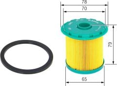 BOS-1457431712 Filtre Yakıt (Renault Kangoo 1.9D 98-) Eleman 7701206119 - 1457431712