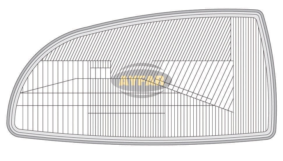 AYF-C11225 Far Camı Sağ (Renault Clio 96-) - C11225