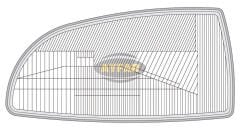 AYF-C11225 Far Camı Sağ (Renault Clio 96-) - C11225