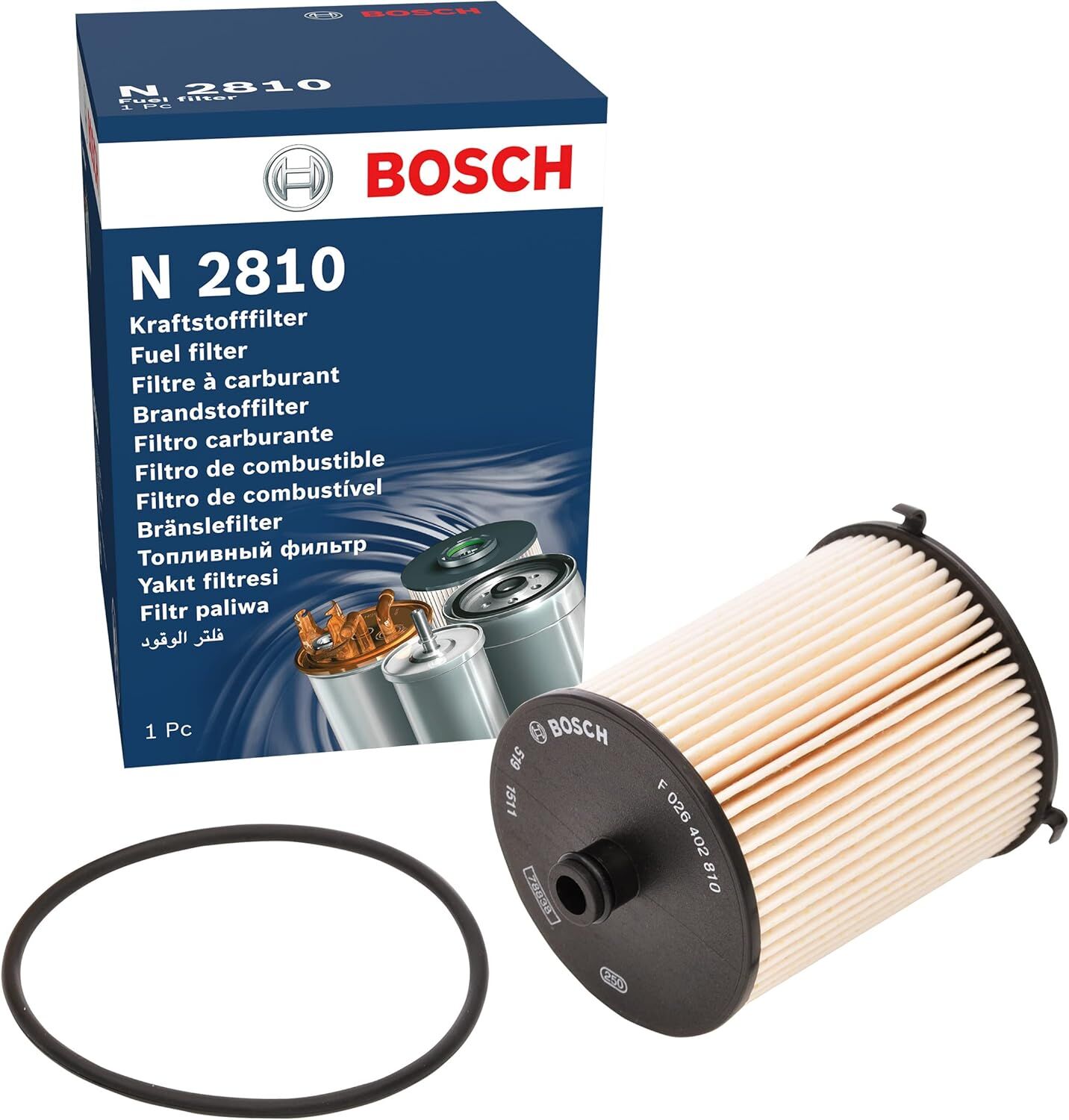 BOS-F026402810 Yakıt Filtresi Toyota Yaris 1.4 D4D 11-18 23309-00010 - 23390-0N100