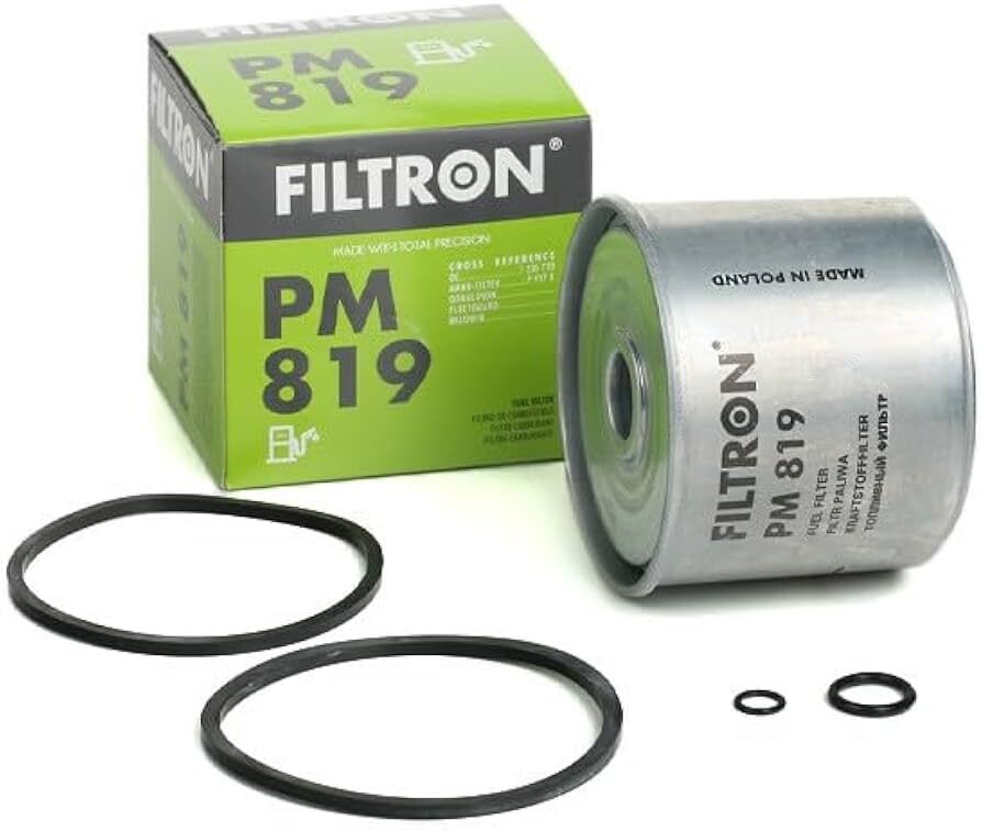 FILTRON-PM819 - Mazot (Yakıt) Filtresi (Fiat Ducato 1.9D 2.5D Citroen Jumper Peugeot Boxer 2.5D 2.5Td 94-02) 190608 7701010100 7701065609 190608