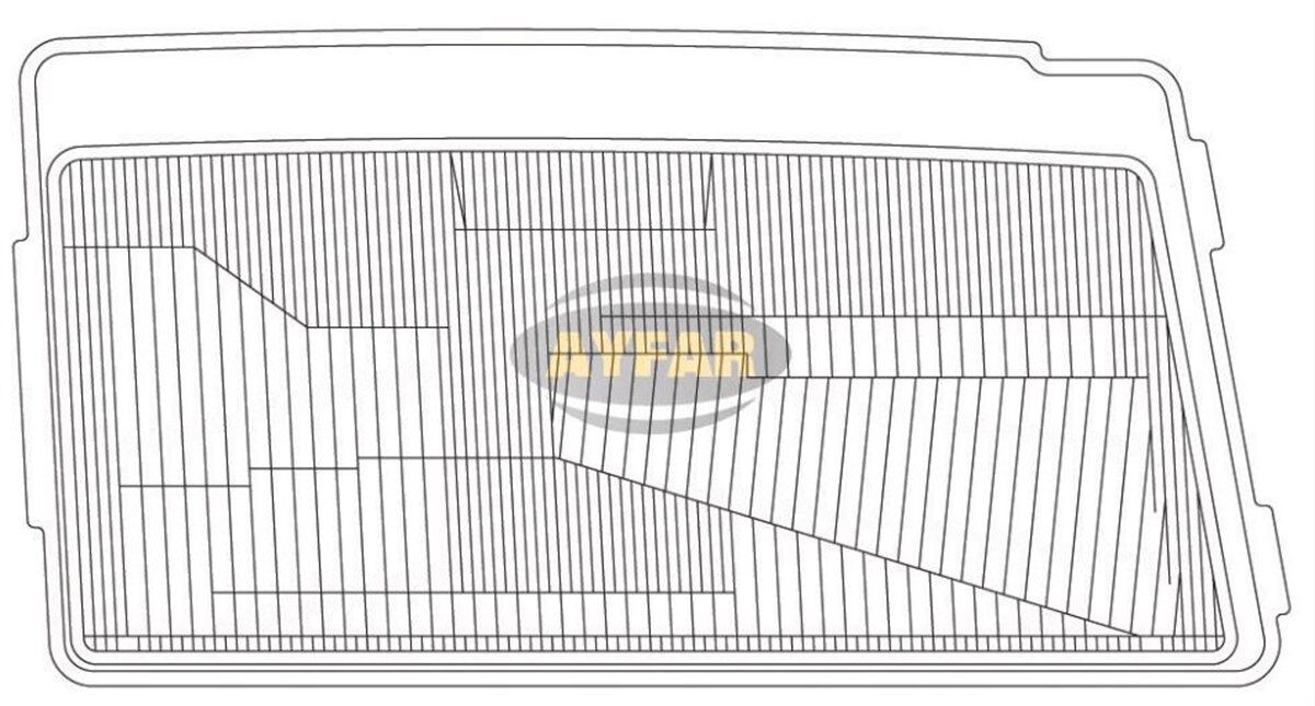 AYF-C11120 Far Camı Sol (Fiat Uno) - C11120