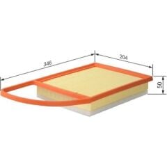 BOS-F026400220 Hava Filtresi (Citroen Berlingo 1.6Hdı-C3 1.6Hdı 2010-13/Peugeot Partner 1.6Hdı) - 1500A098