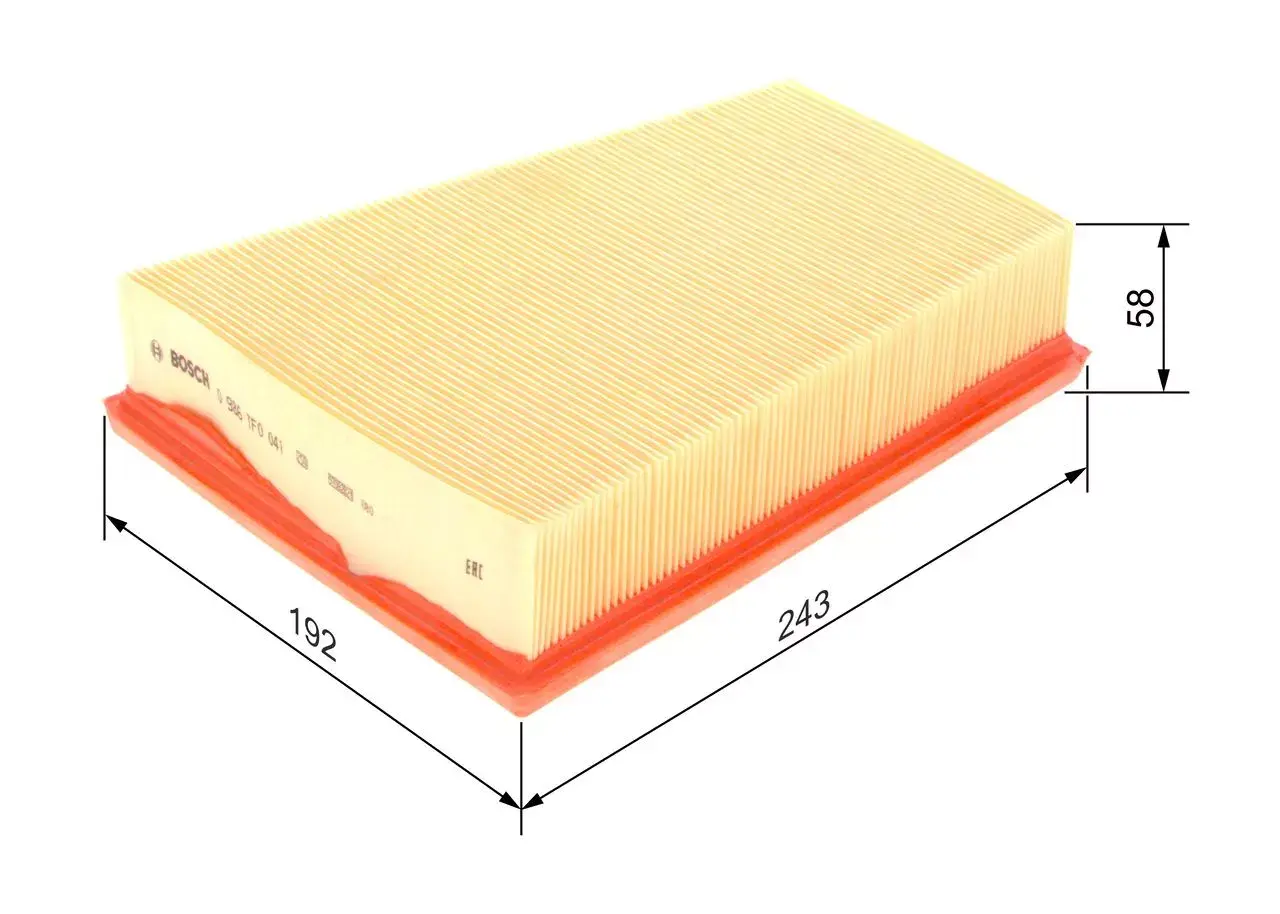 BOS-0986TF0041 Hava Filtresi (Renault Megane II 1.5Dcı 1.6 16V Scenic II 1.6 16V 1.5Dcı - 8200371661