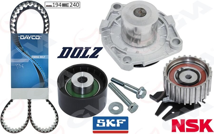 Gva 59360961 Triger Seti Ve Devirdaim Kit Doblo Linea Egea 1.6 Multijet  6000629055-71775920