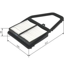 BOS-1987429176 Filtre Hava-(Honda Civic 01/06 Sedan) - 17220PLC000