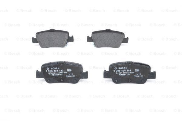 BOSCH-0986494182 - Balata Fren Arka - (Toyota Corolla 07/12 - Auris 2013/ 1.4 D4D Dizel) 446602181 0446602290
