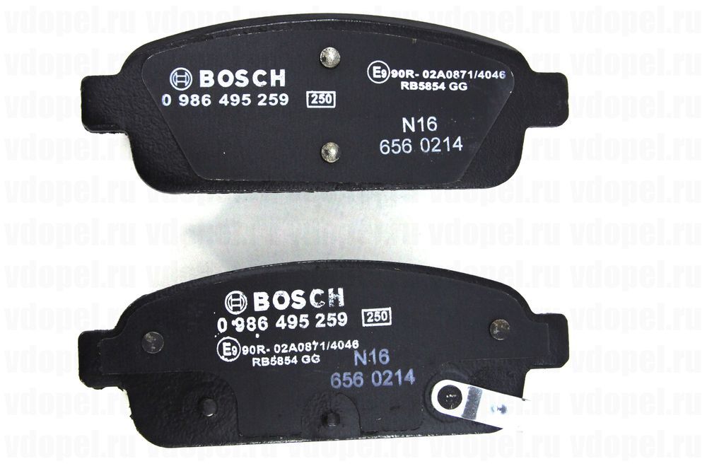 BOSCH-0986495259 - Fren Balatası Arka Opel Astra J Mokka Zafira C Chevrolet Cruze Aveo T300 Trax 542039 13300867