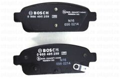 BOSCH-0986495259 - Fren Balatası Arka Opel Astra J Mokka Zafira C Chevrolet Cruze Aveo T300 Trax 542039 13300867