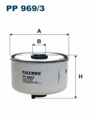 FILTRON-PP969/3 - Yakıt Filtresi (Land Rover Discovery/Range Rover 3.0Td 05-) LR009705