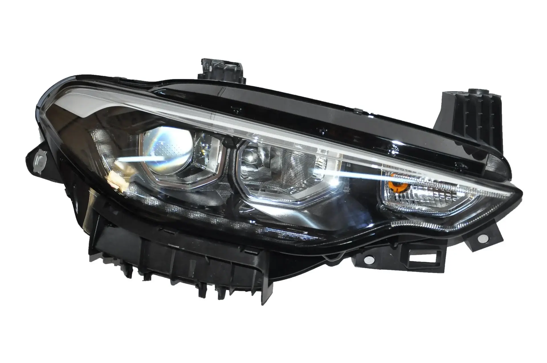 AYF-101136 Far Sağ (Fiat Egea 16-20) Motorlu Beyaz Çıtalı Ledli - 52214453