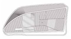 AYF-C11318 Far Camı Sağ (Peugeot Partner) - C11318