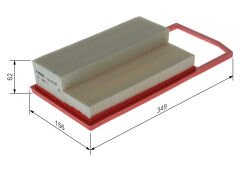 BOS-F026400654 Hava Filtresi (Fiat 500L Doblo Fiorino 1.3 Jtd Euro 6 14-) - 51974227