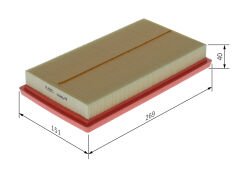 BOS-F026400674 Hava Filtresi Toyota Corolla 1.6 19- Corolla HB 1.2 Chr 1.2 Benzinli 16-Chr 1.2 1.8 16-Rav4 2.5 Hybrıd 18- - 1780177050