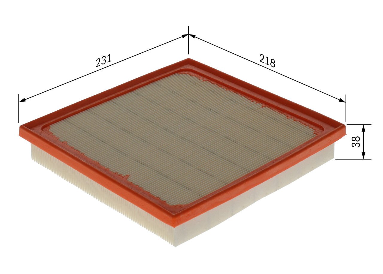 BOS-F026400743 Hava Filtresi Subaru Forester 2.0 2.5 18-Xv 1.6 2.0 18- - 16546AA150