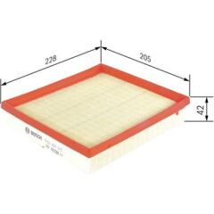 BOS-F026400375 Hava Filtresi (Bmw N13-20-26/F-20/30/32) 13718507320 - 13717630911