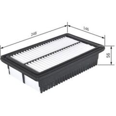 BOS-F026400558 Hava Filtresi (Hyundai i20 1.0 1.2 1.4 14-) - 28113C8000