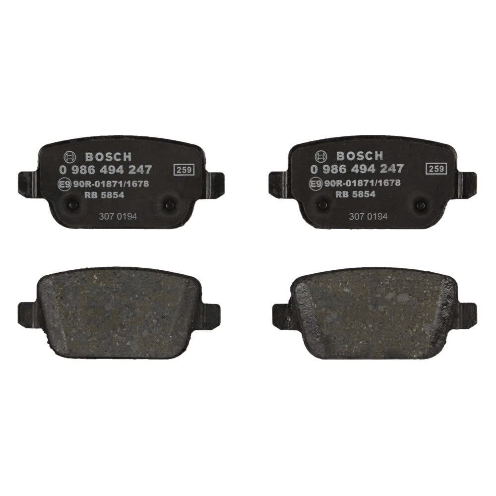 BOSCH-0986494247 - Fren Balatası Arka (Ford Mondeo IV- S-Max 2.0Tdcı 07-Kuga 2.0Tdcı-4X4 08-) (Volvo S80 II-V70 II 2.0-2.0T 07-)(Land Rover
