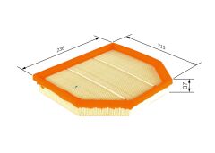 Hava Filtresi / Bmw F30-F10-F06 / 13727843283-026400508