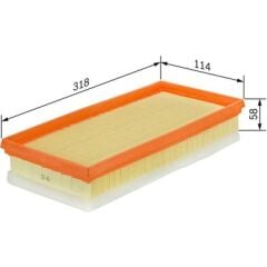 BOS-1457433160 Filtre Hava - (Peugeot 206/207/307/308/Partner// Citroen C3/C4/Berlingo 1.6Hdı) - 1444TJ