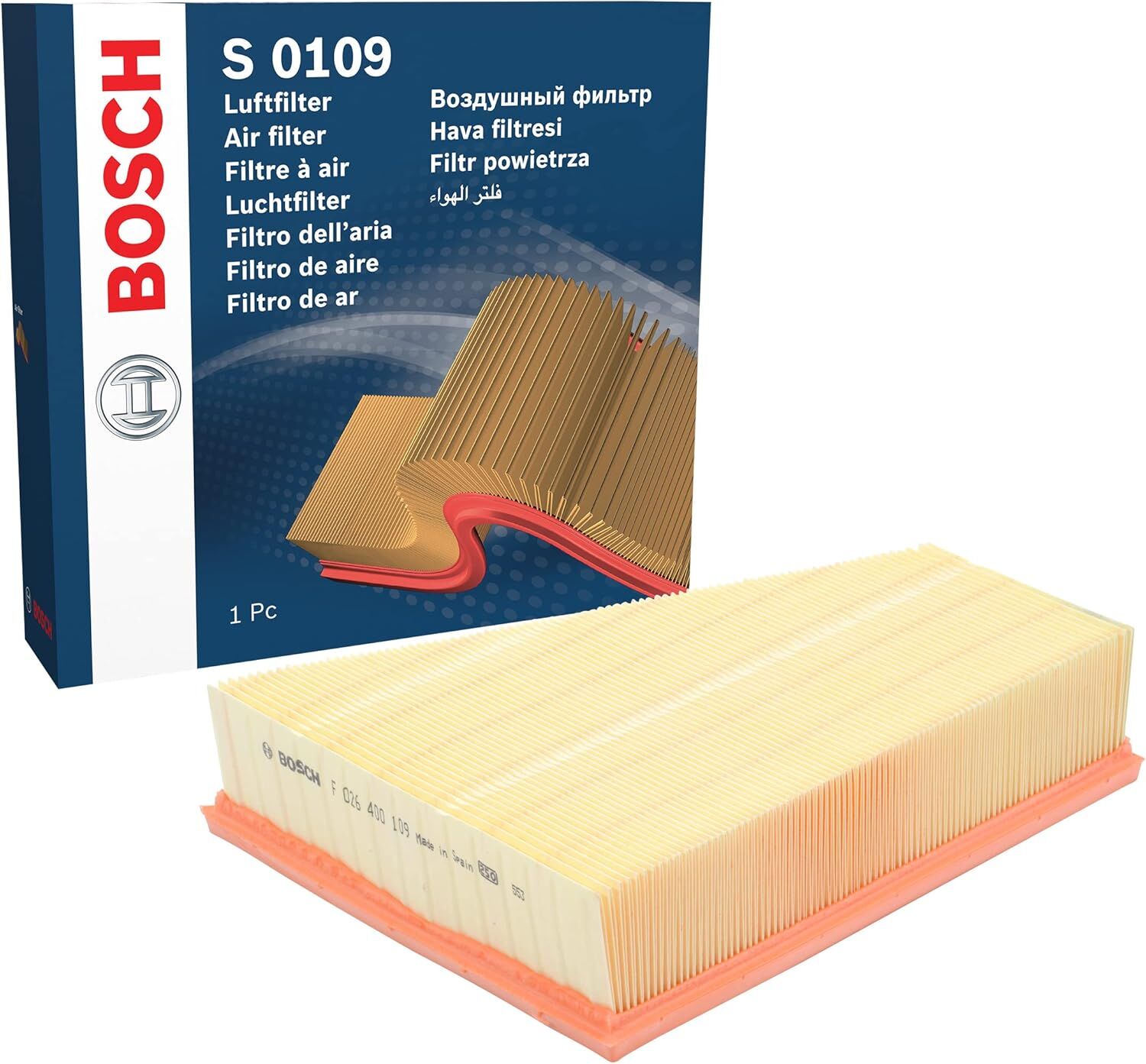BOS-F026400109 Hava Filtresi (Ford Mondeo 1.6-1.8-2.007-) 1698684 - 66919601AD