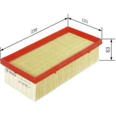 BOS-F026400376 Hava Filtresi (Peugeot 208-301-2008 1.2Vtı/Citroen C-Elysee1.2Vtı 12-/C3 II 12-/ Ds3 1.2Vtı 12-) - 9674725580