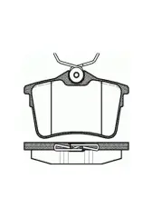 Mga 55171Arka Fren Disk Balata Wva 24765 Partner Tepee 1.6 16V 1.6 Hdı 08-308 Sw 07- Berlingo 08>