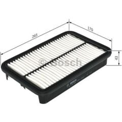 BOS-1457433958 Filtre Hava-(Toyota Corolla 93/98 1.6 Inj. Ae101) - 1780115070