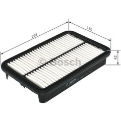BOS-1457433958 Filtre Hava-(Toyota Corolla 93/98 1.6 Inj. Ae101) - 1780115070