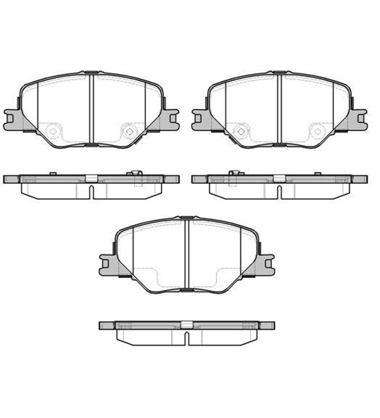 Mga 55705 Fren Balata Ön- İnsignia B 2017>-İnsignia B Grand Sport