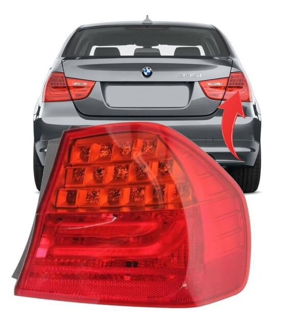 Stop Lambası Ledlı Dış Sağ Bmw E90+Lcı 09>11 - 63217289426