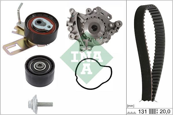 Ina 530076030 Triger Tk + Devirdaim Euro 6 Motorlar İçin 19-208-2008-308-3008-C3-C4-Partner-Berlingo-Combo 1.5Hdi 1628926180-Jx6Q8B596Aa-3557001