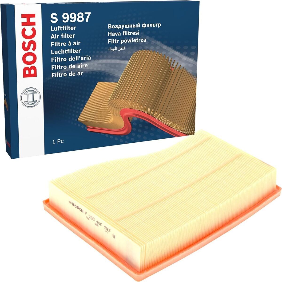 BOS-F026400593 Hava Filtresi (Mercedes Benz M282/W177-W247) - 2820940004