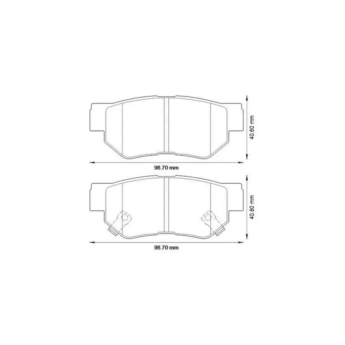 Mga 55235 Arka Fren Balatası Sportage 2004 Sonrası