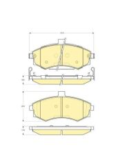 Mga 55231 Ön Fren Balatası Elantra