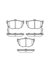 Mga 55374 Arka Fren Balatası Cerato Elantra