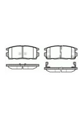 Mga 55337  Arka Fren Balatası Captiva