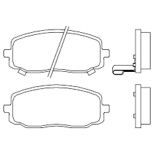 Mga 55240 Ön Fren Balatası İ10 Kia Picanto