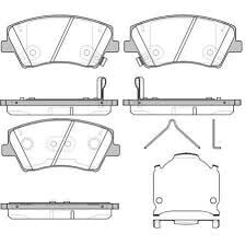 Mga 55688 Ön Fren Balata Elantra 11- İ30 11- Santafe 13- Cerato 15- Ceed 12-
