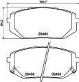 DELPHİ LP3741 Fren Balatası Ön Hyundai Tucson 2020-/Kia Sportage 2020- 58101Gıa60-58101N7A10-58101N9A10-