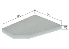 BOS-1987435152 Ev Polen Filtre Tesla Model X - 1039042-00-A