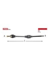 MGA-70150 Komple Aks Sağ 1140 Mm (Fiat Ducato 06- Peugeot Boxer Citroen Jumper 2.2 Mjtd 2.3 Mjtd 06-)