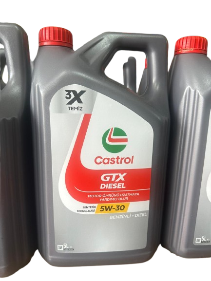 CASTROL MOTOR YAĞI 5W30 GTX 5 LİTRE